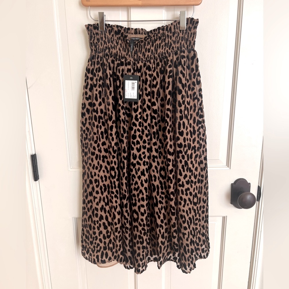 Kate Spade Leopard Print Skirt NWT